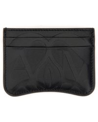 Alexander McQueen - Seal Leather Cardholder - Lyst