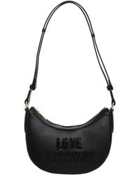 Love Moschino - Sparkling Logo Hobo Bag - Lyst