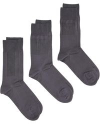 Emporio Armani - 3 Pack Socks - Lyst