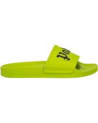 Palm Angels Slippers Sandals Rubber - Green