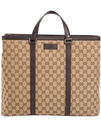 Gucci Leather Handbag - Brown