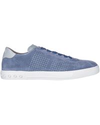 Tod's - Suede Perforated Low-top Sneakers - Lyst