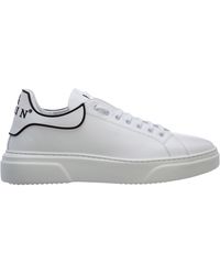 Philipp Plein Shoes Leather Trainers Trainers Runner Iconic - White