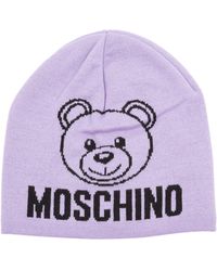 Moschino - Teddy Bear Wool Beanie - Lyst