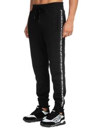 Sudadera Versace Jeans Couture de Polar de color Negro para hombre de gimnasio y entrenamiento de Sudaderas Hombre Ropa de Ropa deportiva 