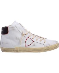 Philippe Model Shoes High Top Leather Trainers Trainers Prsx - Multicolour