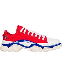 adidas By Raf Simons Shoes Cotton Sneakers Sneakers Rs Detroit Runner - Red