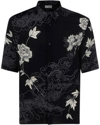 Saint Laurent Short Sleeve Shirt T-shirt - Black