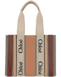 Chloé - Shopping bag woody - Lyst