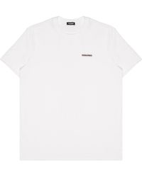 DSquared² Short Sleeve T-shirt Crew Neckline Jumper - White
