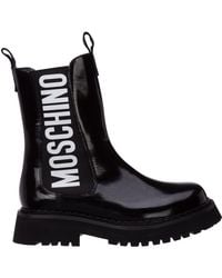 moschino boots womens