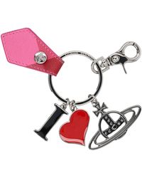 Vivienne Westwood - I Love Orb Keychain - Lyst