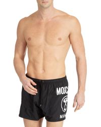 Moschino - Boxer mare double question mark - Lyst