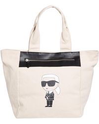 Karl Lagerfeld Shopping bag k/ikonik 2.0 - Bianco