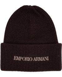 Armani beanie sale Clearance