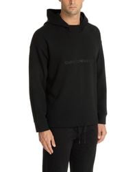 Emporio Armani - Felpa con cappuccio - Lyst