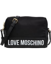 Love Moschino - Borsa a tracolla logo print - Lyst