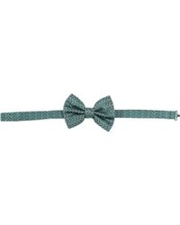 Emporio Armani Papillon uomo in seta - Verde