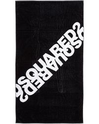 DSquared² Beach Towel - Black