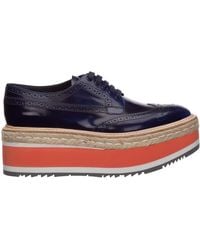 prada classic lace up sneakers