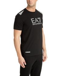 EA7 - T-shirt natural ventus 7 - Lyst