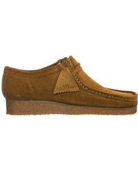 Clarks - Suede Desert Boots Lace Up Ankle Boots Wallabee - Lyst