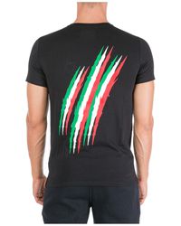 Philipp Plein Men's Short Sleeve T-shirt Crew Neckline Jumper - Black