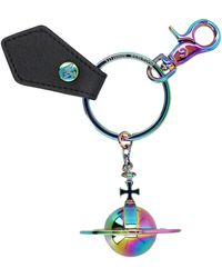 Vivienne Westwood - 3d Orb Iridescent Keychain - Lyst