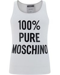 Moschino - Sleeveless T-shirt - Lyst