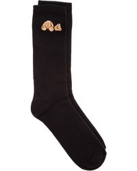 Palm Angels Socks Bear - Black
