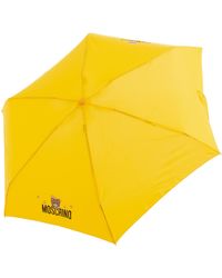 Moschino Manual Umbrella Supermini Shadow Bear - Yellow