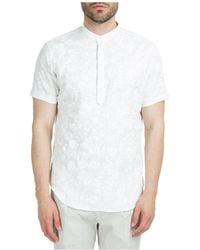 AT.P.CO Short Sleeve Shirt T-shirt Henry - White