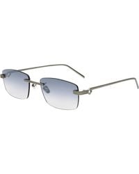 サングラス BUSTOUT Bust Out - PYTHON - ARGENTO - SN002 VERDE - argento Bustout Sunglasses Python - Argento - Sn002 Verde In Crl