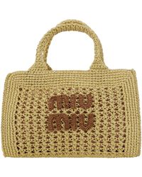 Miu Miu - Mini Crochet Handbag - Lyst