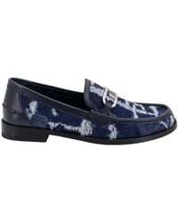 Fendi - Denim 'loafers' Shoes, - Lyst