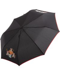 Moschino Automatic Umbrella Opencolse Toy Band - Black