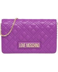 Love Moschino - Lettering Logo Crossbody Bag - Lyst