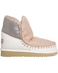 Mou Eskimo 18 Ankle Boots - Natural
