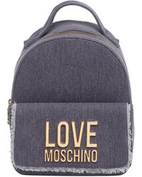 Love Moschino - Metal Logo Backpack - Lyst