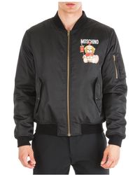 Moschino Teddy Bear Bomber Jacket - Black