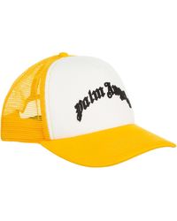 Palm Angels Cappello curved logo - Giallo