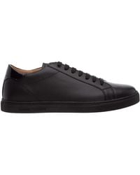 armani black trainers mens