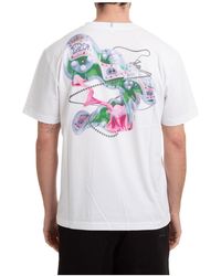 McQ Short Sleeve T-shirt Crew Neckline Jumper Eden High - White