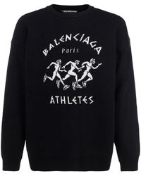 Balenciaga Crew neck sweaters for Men - Up to 51% off at Lyst.com