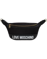 Love Moschino - Logo Print Belt Bag - Lyst