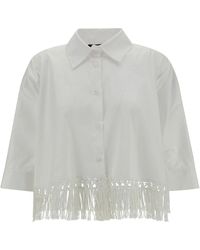 Ella - Kimono Short Sleeve Shirt - Lyst