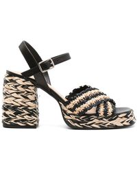 Castañer - Vicen Heeled Sandals - Lyst