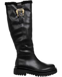 Versace Jeans Couture - Stivali drew eleganti con fibbia e zip - Lyst