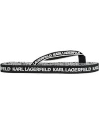 Karl Lagerfeld - Kosta Flip Flops - Lyst