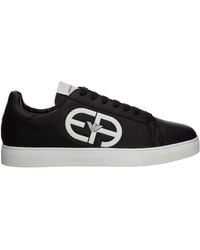 armani black trainers mens
